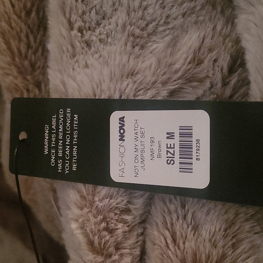 NWT-Fashion Nova-Not On My Watch Jumpsuit Set - Picture 4 of 5